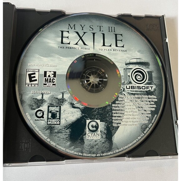 MYST 10th Anniversary DVD Edition 3-Disc Set RIVEN EXILE Ubisoft Cyan Worlds - Picture 11 of 16